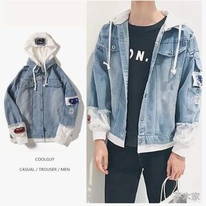 Xxxtentation. Hooded Denim Jacket Unixe.
